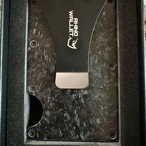 Rhino Wallet Black Carbon Fiber Money Clip